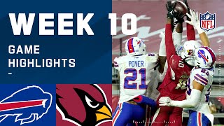 Bills vs Cardinals Week 10 Highlights  NFL 2020 [upl. by Ailegra]