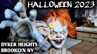 Halloween 2023 Dyker Heights Brooklyn NY [upl. by Lareneg331]