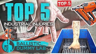 TOP 5 Industrial Injuries [upl. by Atikim930]