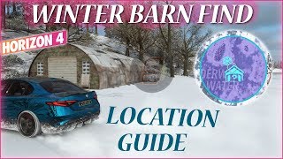 Forza Horizon 4 Winter Barn Find by Derwent Water  Winter Barn Find Location Forza Horizon 4 Winter [upl. by Dinah798]