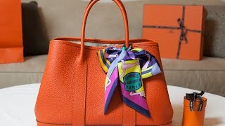 Hermes Garden Party Tote Review [upl. by Delanos]