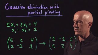 Gaussian Elimination with Partial Pivoting  Lecture 25  Numerical Methods for Engineering [upl. by Alby]