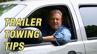 TRAILER TOWING TIPS FOR A PICKUP [upl. by Annairb]