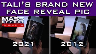 Talis BRAND NEW FACE REVEAL in Mass Effect 3 Legendary Edition vs Original 2012 Release [upl. by Narton]