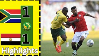 Bafana Bafana vs Egypt ‣ ALL GOALS amp HIGHLIGHTS Chan [upl. by Aseek515]