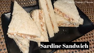 How To Make Sardine Sandwich  Malaysian Style Sardine Sandwich [upl. by Anecusa]