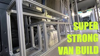 How To Build A Van With 8020 Aluminum INSANELY STRONG [upl. by Anez]