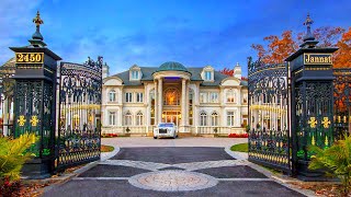 Amazing Palatial Mega Mansion Surrounded by Beautiful Gardens [upl. by Naenaj]