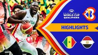 Senegal  Egypt  Basketball Highlights  FIBAWC 2023 Qualifiers [upl. by Ursa]