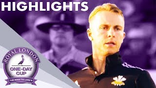 Dramatic Finish At Hove  Sussex v Surrey  Royal London OneDay Cup 2019  Highlights [upl. by Alahsal]