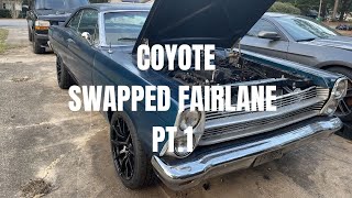 SUPERCHARGED FAIRLANE  COYOTE SWAP  PT 1 [upl. by Tertias183]