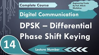 Differential Phase Shift Keying DPSK Definition Waveform DPSK transmitter amp DPSK receiver [upl. by Eelydnarb679]