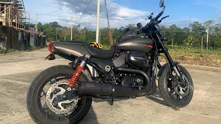 Harley Davidson Street rod 750 short ride 4 pure sound [upl. by Lewej]