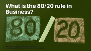 What is the 8020 rule in business [upl. by Yasnil487]