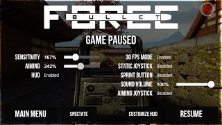 Bullet Force  In Game Settings [upl. by Salangia449]