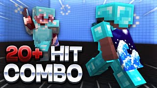 HOW TO COMBO LOCK Get 20 Hit Combos Minecraft PvP Tutorial [upl. by Alarick868]