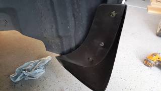 How to Install Mud FlapsGuardSplash Guards on a Car [upl. by Amargo]