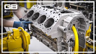 Bentley V8 ENGINE  Car Manufacturing PROCESS and PRODUCTION [upl. by Annehsat]