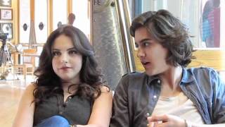 VICTORIOUS Stars AVAN JOGIA amp LIZ GILLIES Interview  Flash Mob [upl. by Ojibbob]