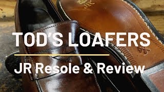 Tods Loafers  Restoration and Review [upl. by Ahouh730]