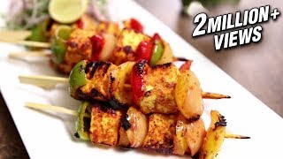 Paneer Tikka Recipe  How To Make Paneer Tikka On Tawa  The Bombay Chef – Varun Inamdar [upl. by Ecirtak]