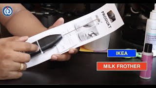 IKEA MILK FROTHER Review amp Battery Installation [upl. by Oigroig]