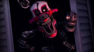 FNAF SFM Nightmare Mangle Jumpscare [upl. by Ahaelam]