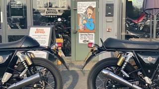 Royal Enfield Interceptor amp Continental GT 650 Twin Lextek Vs Scorpion Exhaust [upl. by Teteak835]