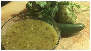 HOW TO MAKE SALSA VERDE  GREEN SALSA RECIPE  The JayLi Life [upl. by Gisela]