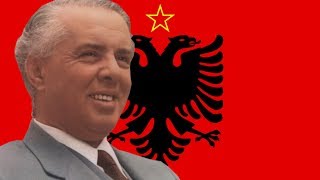 Enver Hoxha Tungjatjeta Long Live Enver Hoxha English Lyrics [upl. by Nahgrom]