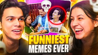 Funniest meme review ever  DANK memes  funny meme review with Kanika😂 [upl. by Lesna]