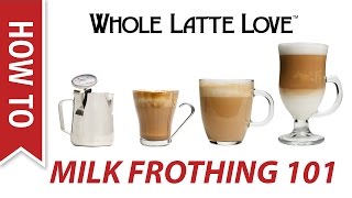 Milk Frothing for Beginners [upl. by Alexandra]