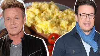 Gordon Ramsay Vs Jamie Oliver Whose Scrambled Eggs Are Better [upl. by Nivi492]