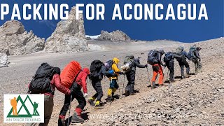 Packing for your Aconcagua Expedition [upl. by Lanford]