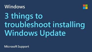 Troubleshoot issues updating Windows 10  Microsoft [upl. by Ylhsa]