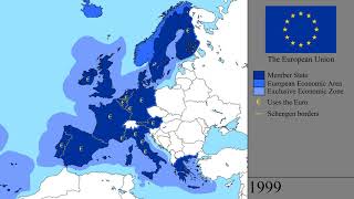 The History of the European Union Every Year [upl. by Nager104]