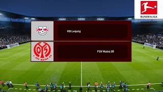 🔴 LEIPZIG VS MAINZ ⚽️ BUNDESLIGA [upl. by Renaxela]