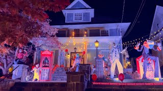 2024 Dyker Heights Halloween Decorations  NYC Halloween [upl. by Hgielanna]