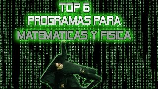 TOP Los 6 mejores programas para matemáticas y física [upl. by Mmada575]