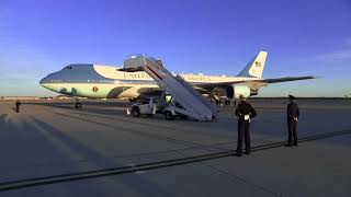 Trump leaves on Air Force One for MaraLago after argument with Zelenskyy at White House meeting [upl. by Sutherland]