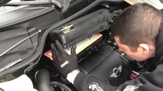 HOW TO Mini Cooper S R56  Air Filter Replacement Easy DIY [upl. by Anaimad]