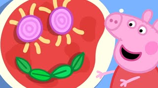 Peppa Pig Makes Pizza  Peppa Pig Official  Family Kids Cartoon [upl. by Anead]