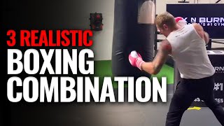 3 Realistic Boxing Combinations you Should Practice [upl. by Hare]