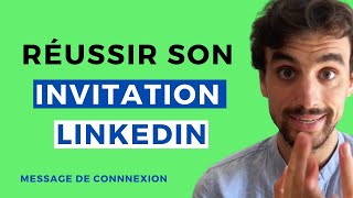 Envoyer une INVITATION LINKEDIN efficace [upl. by Orlando894]