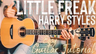 Little Freak Harry Styles Guitar Tutorial  Little Freak Guitar  Guitar Lesson 945 [upl. by Dlanod]