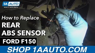 How To Replace Rear ABS Sensor 9003 Ford F150 [upl. by Standish]