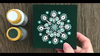 Beginners  EASY  Dot mandala  step by step  Full Tutorial  41 [upl. by Trah]