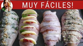 PECHUGAS DE POLLO 4 RECETAS GENIALES [upl. by Okihcim]