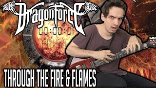 DragonForce  Through the Fire and Flames  GUITAR COVER 2020  Screen Tabs [upl. by Sherborn586]