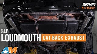 19992004 Mustang GT Mach 1 SLP Loudmouth CatBack Exhaust Sound Clip amp Install [upl. by Addiego]